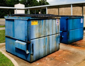 Dumpster Pad Cleaning